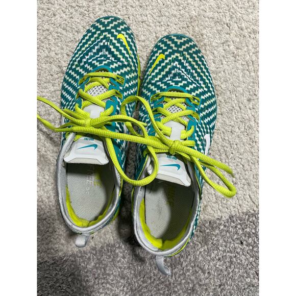 Nike Free Women's Size 8.5 TR Fit 5.0 Athletic Running Shoes Green - Picture 5 of 11